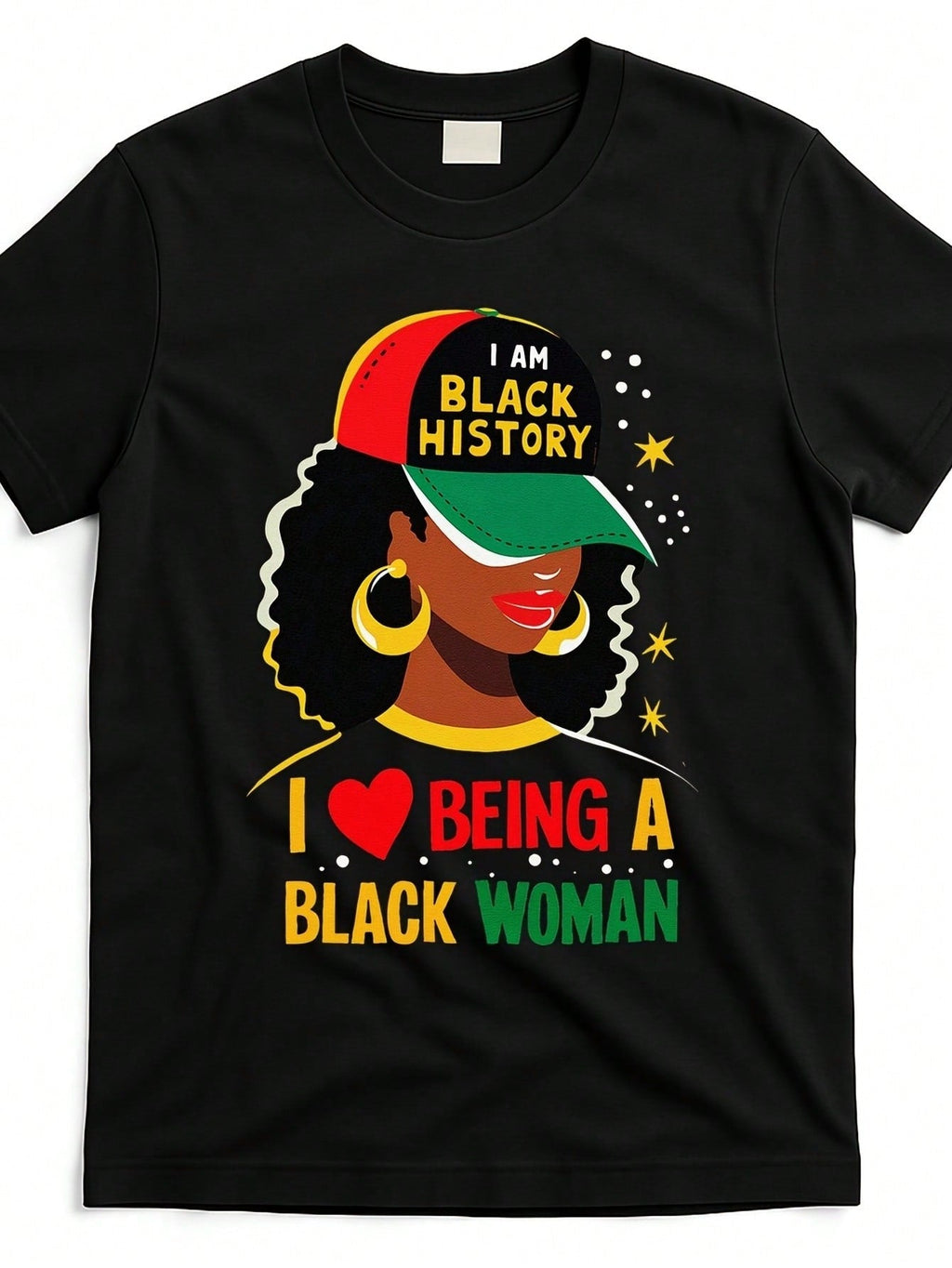 I Love Being A Black History Month Print Tee Unisex 2026 Short Sleeve Top