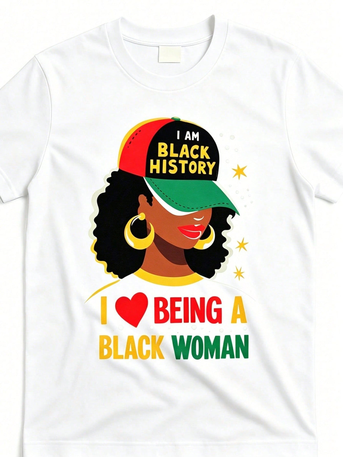 I Love Being A Black History Month Print Tee Unisex 2026 Short Sleeve Top
