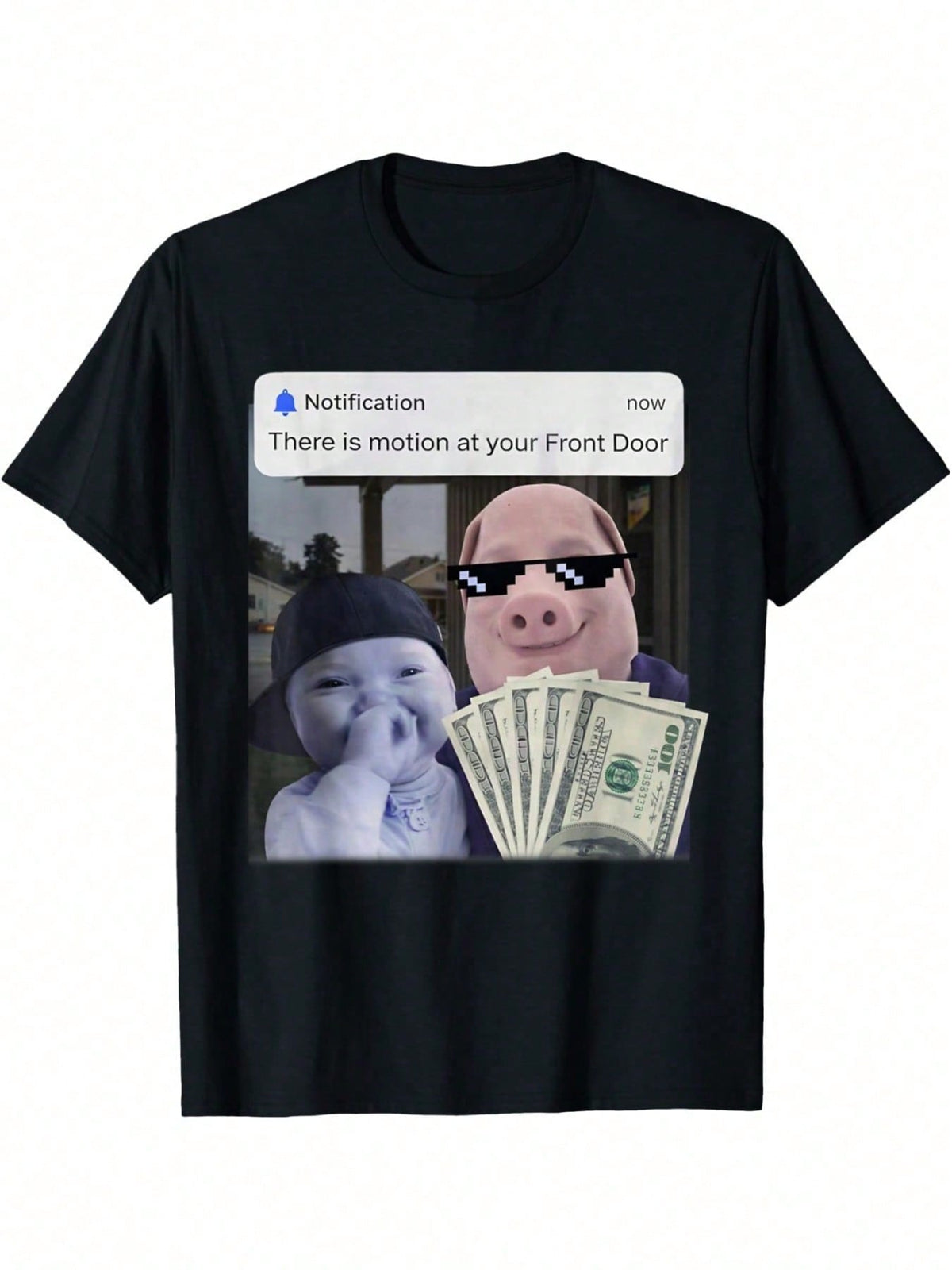 There Is Motion John Pork Meme Tee Unisex Oversized Short Sleeve Casual Top