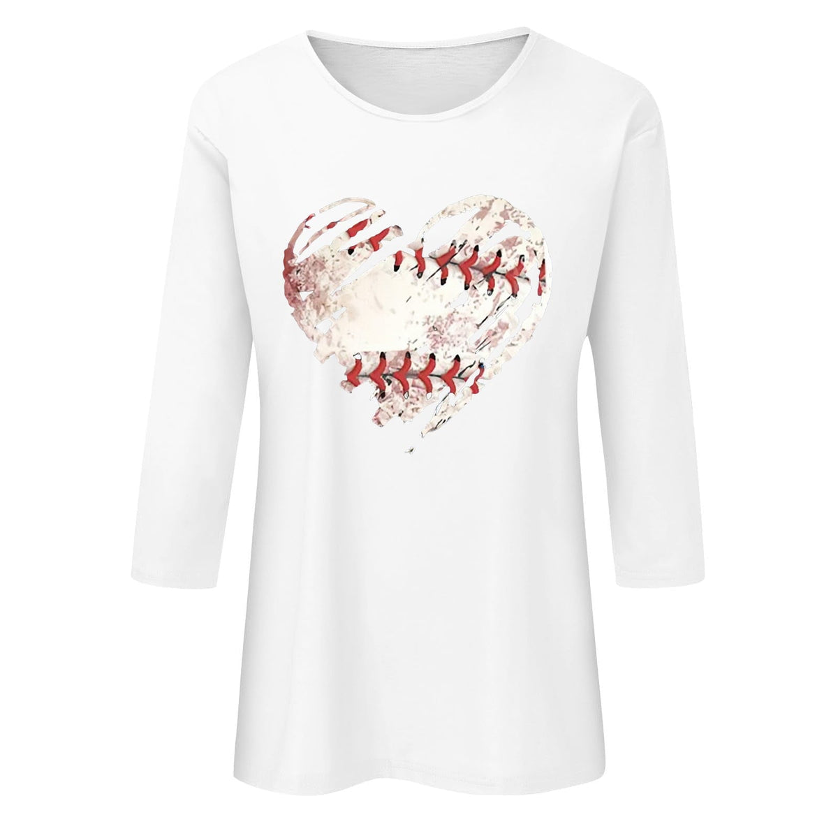 Tittly T Shirts for Women Graphic Tees Women Baseball Mom Tshirt Baseball Heart Graphic Tee Funny Short Sleeve Tops Tshirts Shirts Spring Tops for Women White XXL