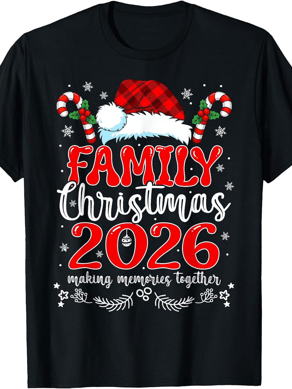 Family Christmas 2026 Xmas Squad Funny T-Shirt