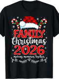 Family Christmas 2026 Xmas Squad Funny T-Shirt