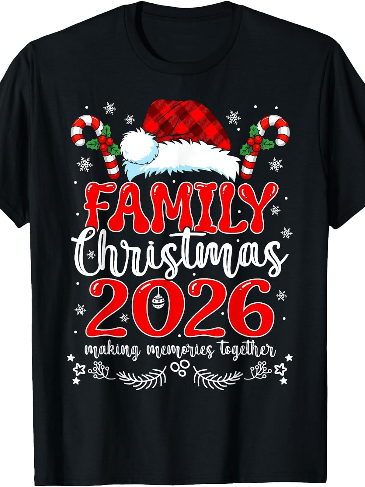 Family Christmas 2026 Xmas Squad Funny T-Shirt