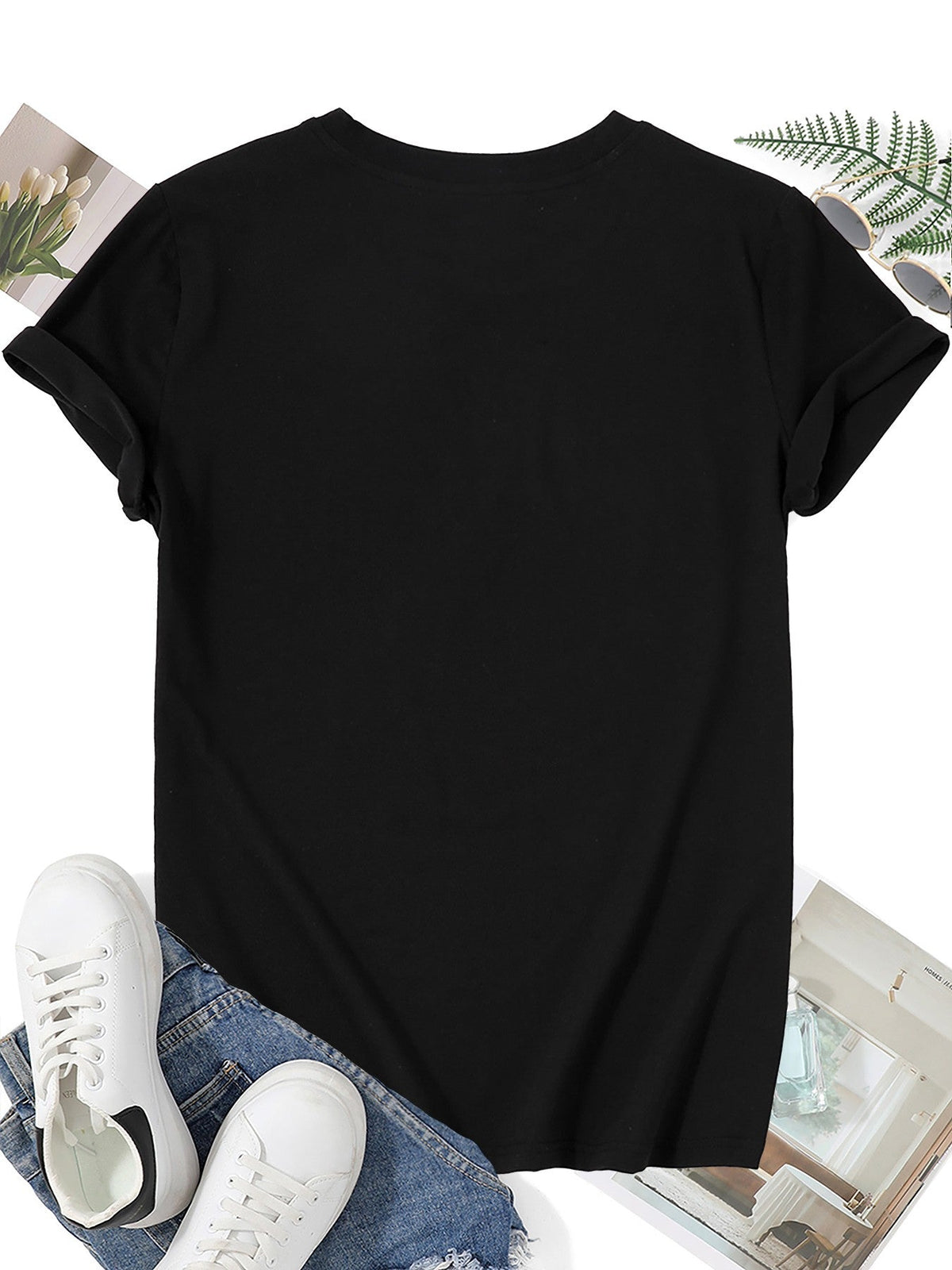 Women’s Let Kindness Bloom Graphic T-Shirt, Floral Inspirational Tee, Cotton Crew Neck Short Sleeve Casual Top
