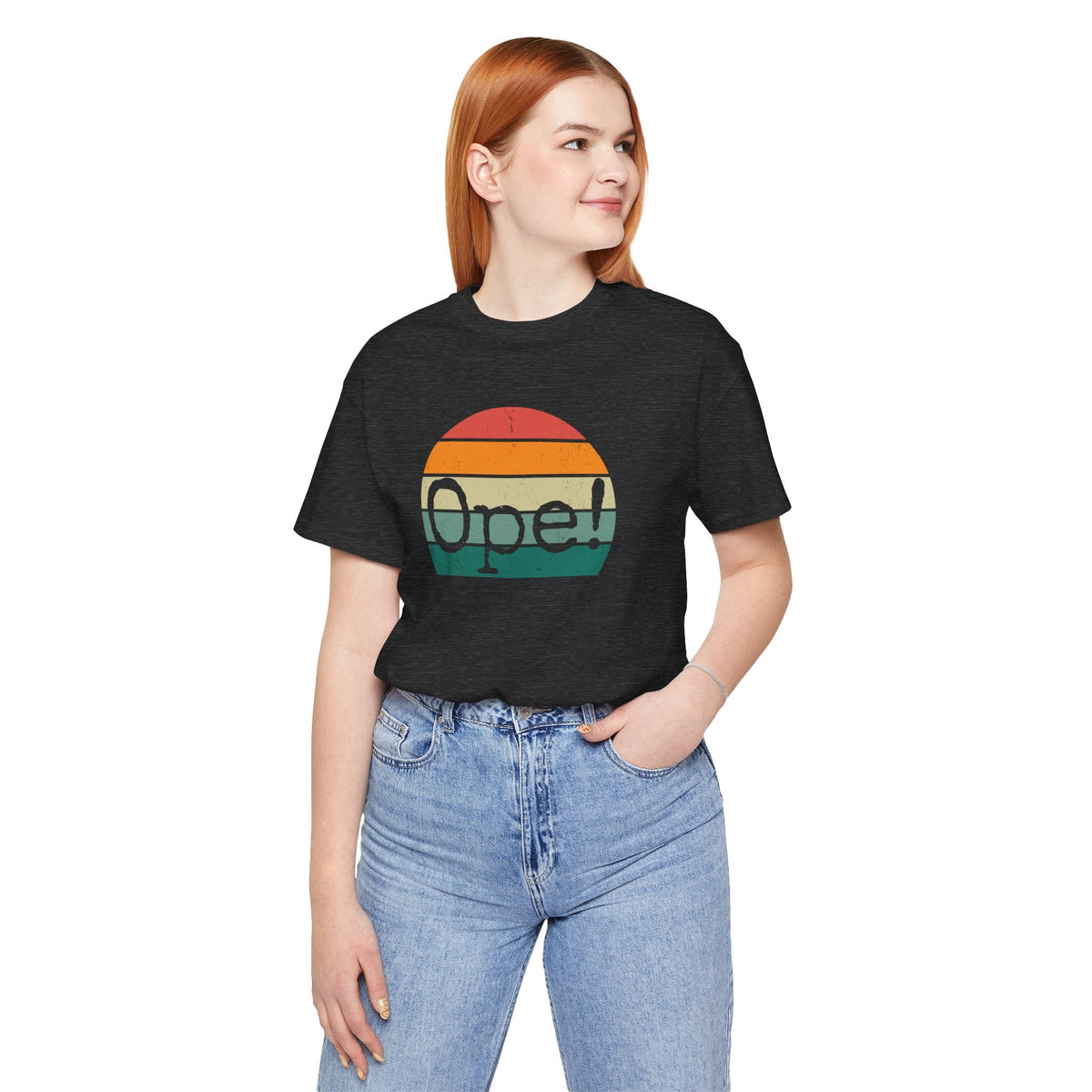 Ope! Funny Midwestern saying retro Midwest sorry phrase joke Unisex T-shirt