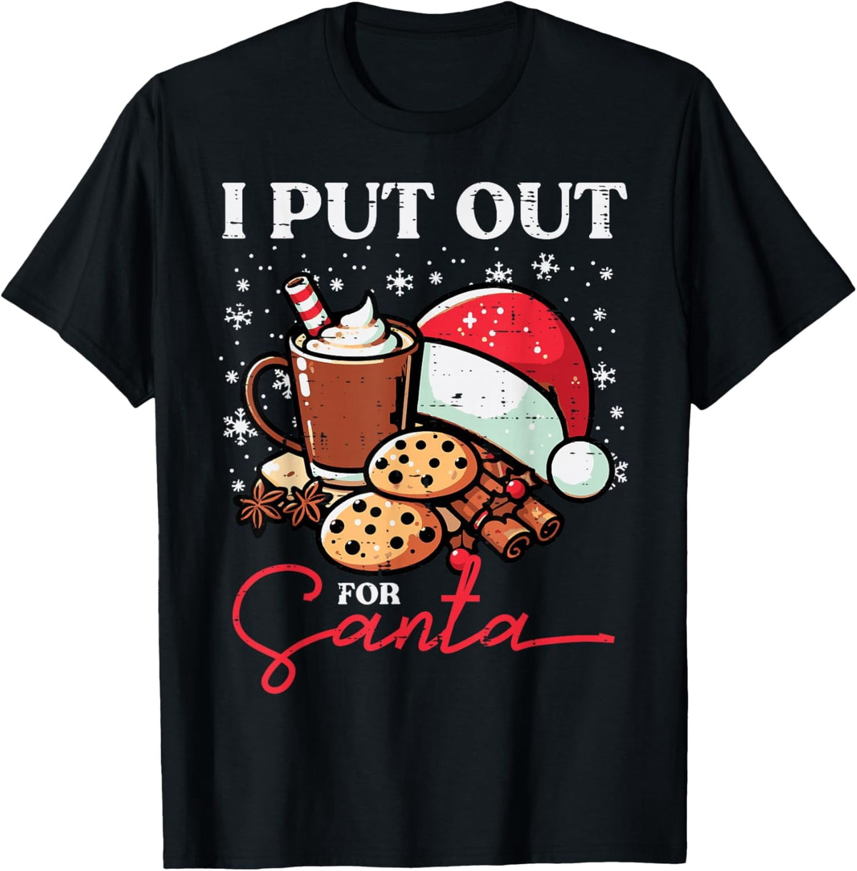 Funny Christmas Drinking Shirt Whiskey Liquor Drinker Saying Mens T-Shirt