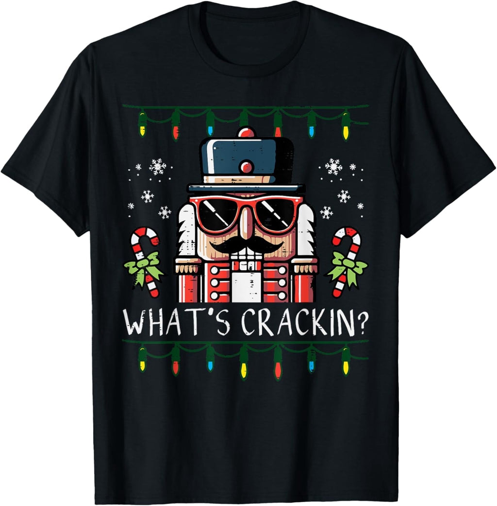 Funny Christmas Drinking Shirt Whiskey Liquor Drinker Saying Mens T-Shirt