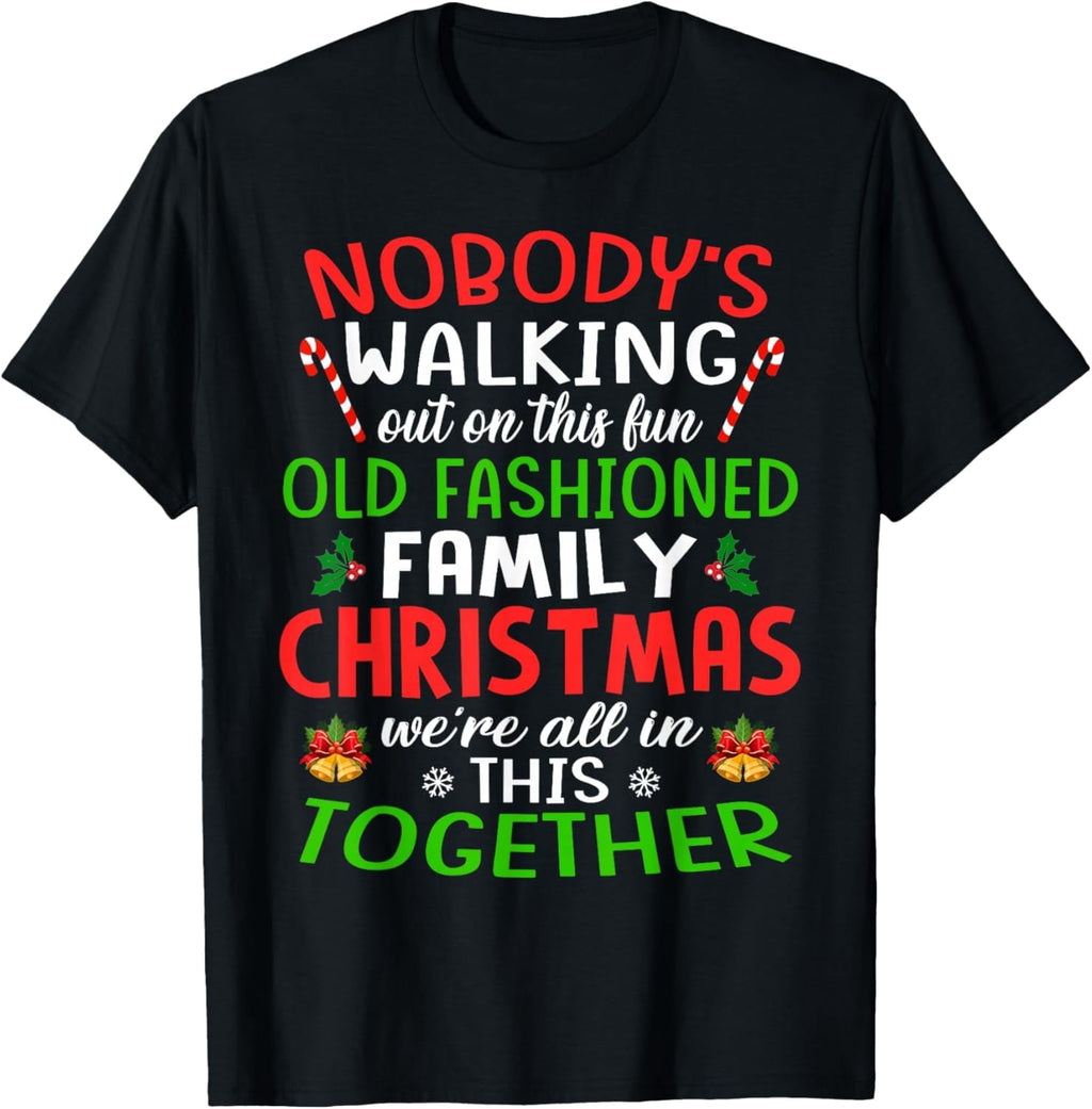 Funny Christmas Drinking Shirt Whiskey Liquor Drinker Saying Mens T-Shirt