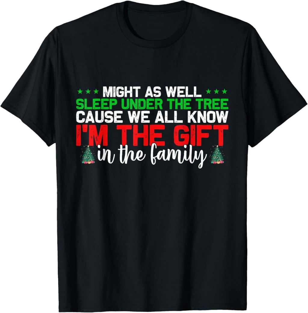 Funny Christmas Drinking Shirt Whiskey Liquor Drinker Saying Mens T-Shirt
