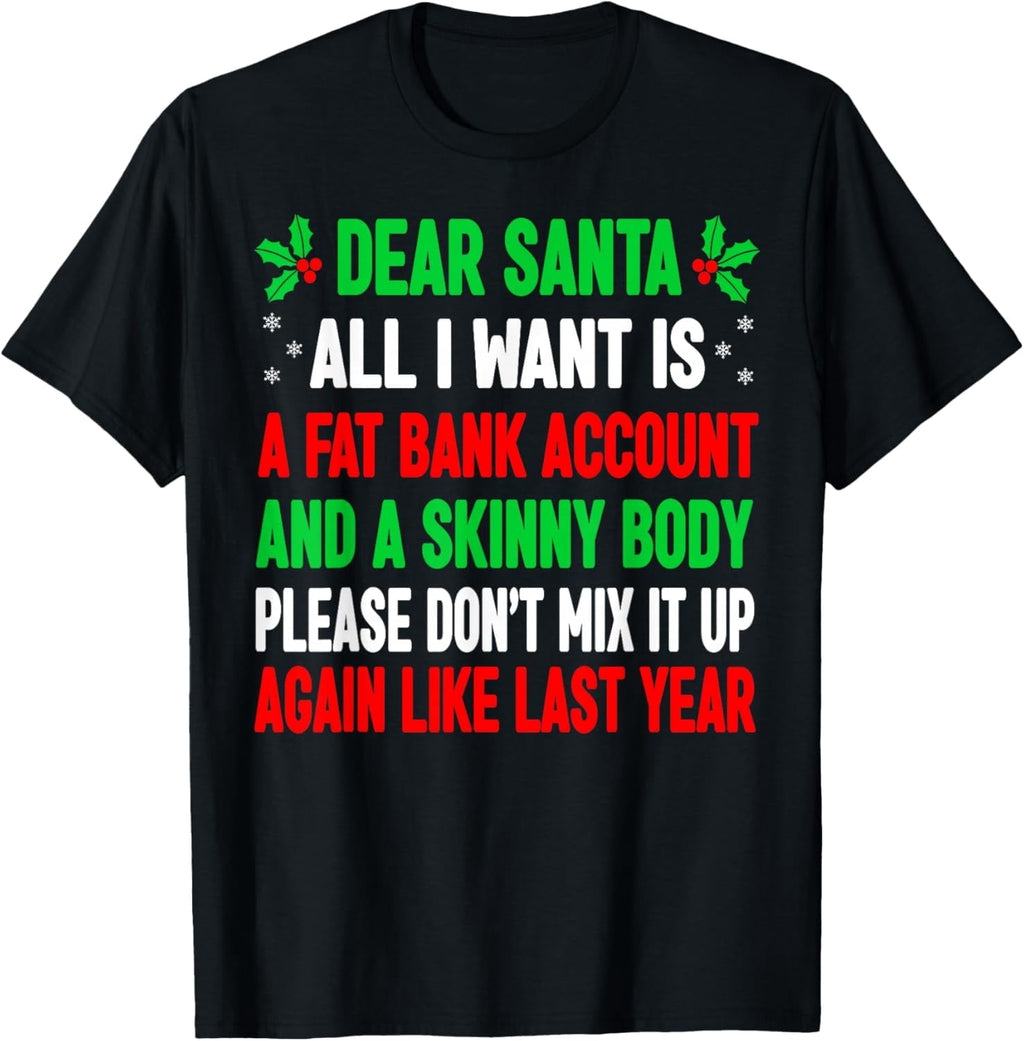 Funny Christmas Drinking Shirt Whiskey Liquor Drinker Saying Mens T-Shirt