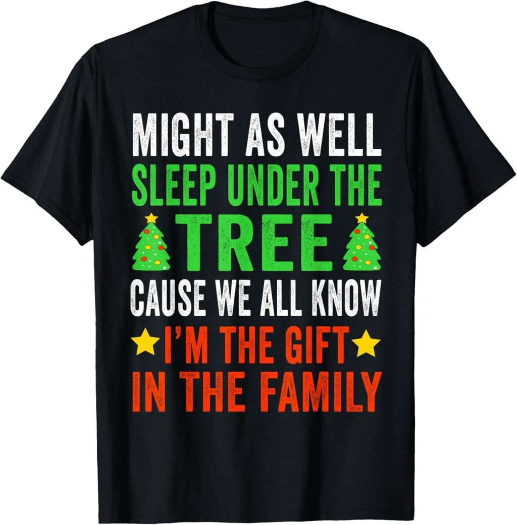 Funny Christmas Drinking Shirt Whiskey Liquor Drinker Saying Mens T-Shirt