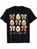 Funny Thanksgiving Shirt - Retro Deviled Egg Party Tee With "You Know Why I'm Here" Saying T-Shirt