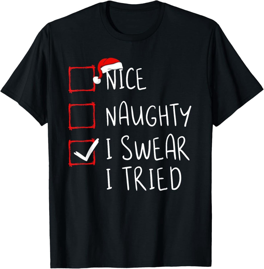Funny Christmas Drinking Shirt Whiskey Liquor Drinker Saying Mens T-Shirt