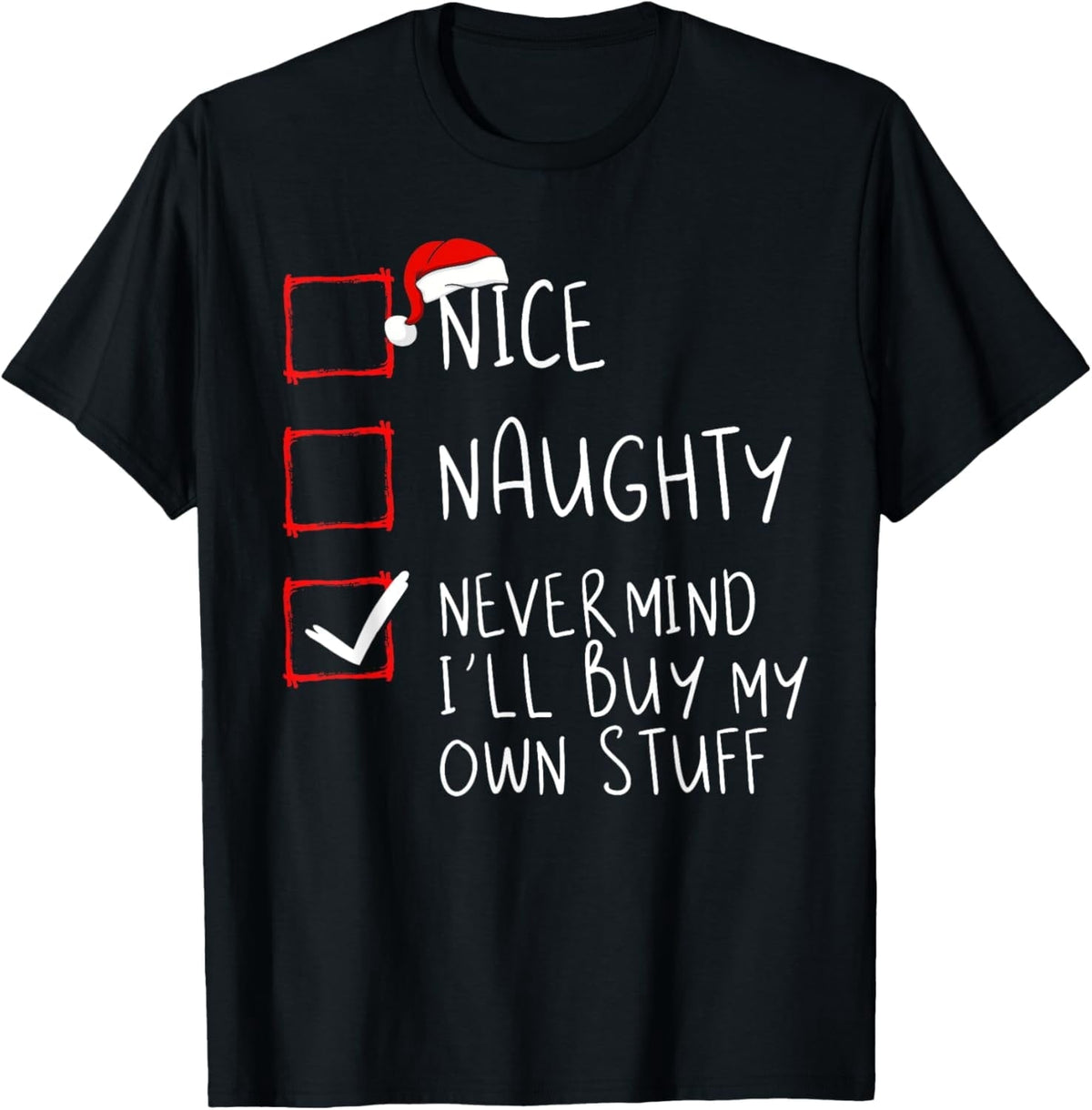 Funny Christmas Drinking Shirt Whiskey Liquor Drinker Saying Mens T-Shirt