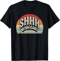 Plus size clothing Vintage Retro Shhh No One Cares Funny Saying Quote T-Shirt