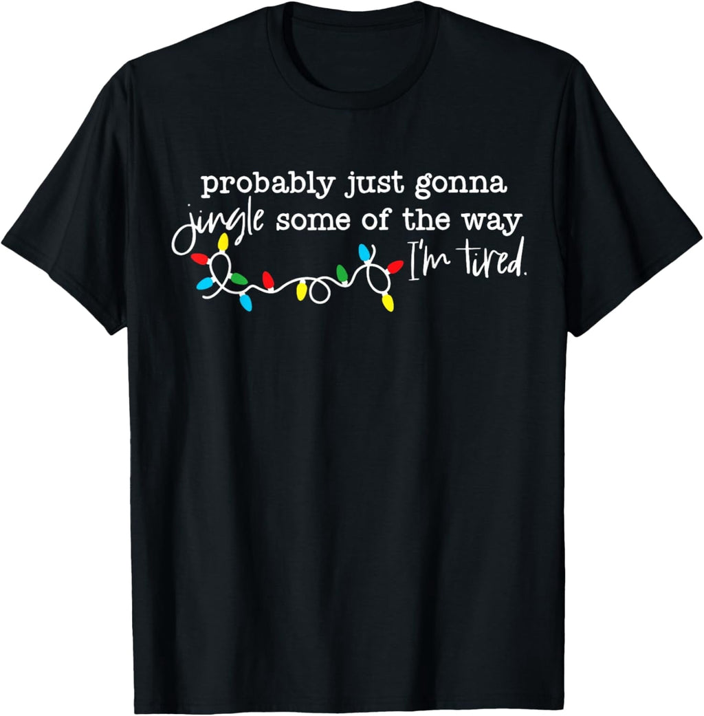 Funny Christmas Drinking Shirt Whiskey Liquor Drinker Saying Mens T-Shirt