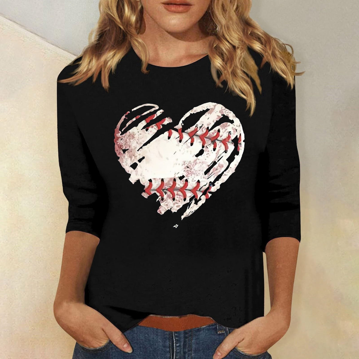 Tittly T Shirts for Women Graphic Tees Women Baseball Mom Tshirt Baseball Heart Graphic Tee Funny Short Sleeve Tops Tshirts Shirts Spring Tops for Women White XXL