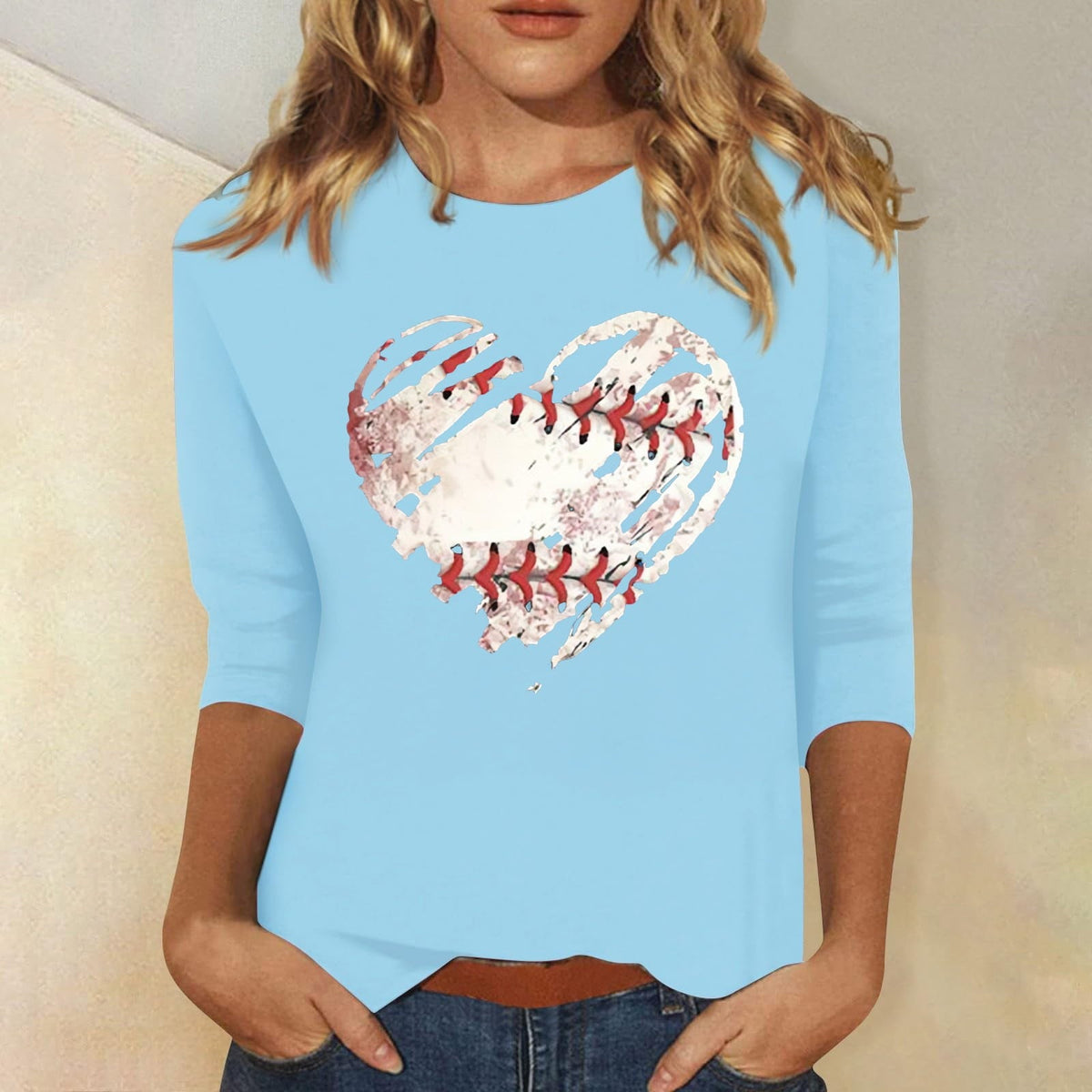 Tittly T Shirts for Women Graphic Tees Women Baseball Mom Tshirt Baseball Heart Graphic Tee Funny Short Sleeve Tops Tshirts Shirts Spring Tops for Women White XXL