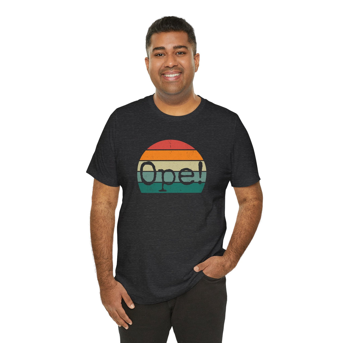 Ope! Funny Midwestern saying retro Midwest sorry phrase joke Unisex T-shirt